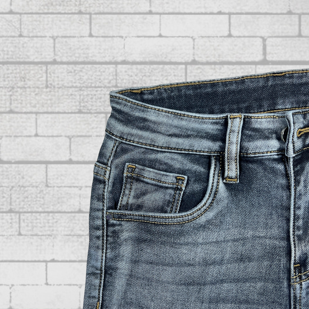 Quần Short Jean Nam Form Đứng Trẻ Trung, Cá Tính - LT027
