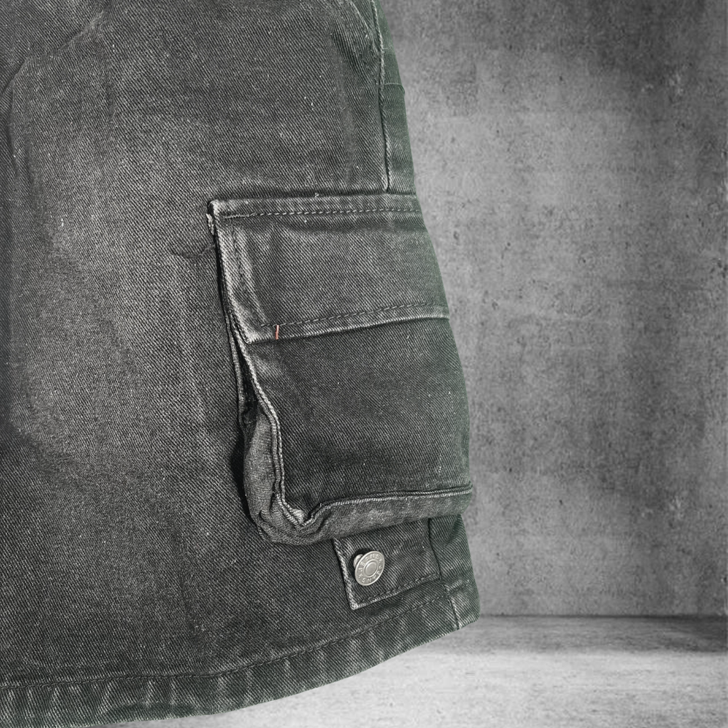 Quần Short Jean Nam Form Đứng Trẻ Trung, Cá Tính - F382