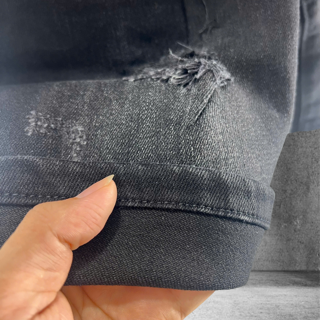 Quần Short Jean Nam Form Đứng Trẻ Trung, Cá Tính - F338