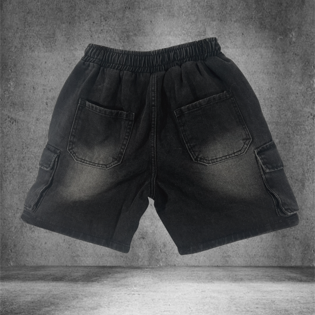 Quần Short Jean Nam Form Đứng Trẻ Trung, Cá Tính -QS625