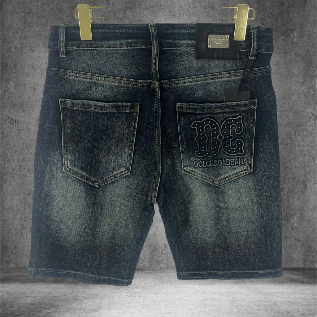 Quần Short Jean Nam Form Đứng Trẻ Trung, Cá Tính -TC12