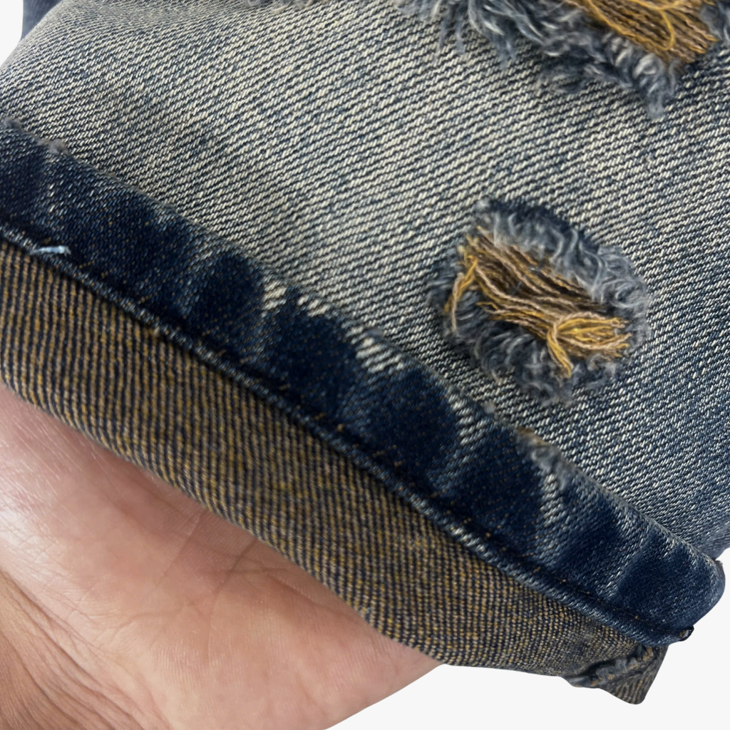 Quần Short Jean Nam Form Đứng Trẻ Trung, Cá Tính - F403