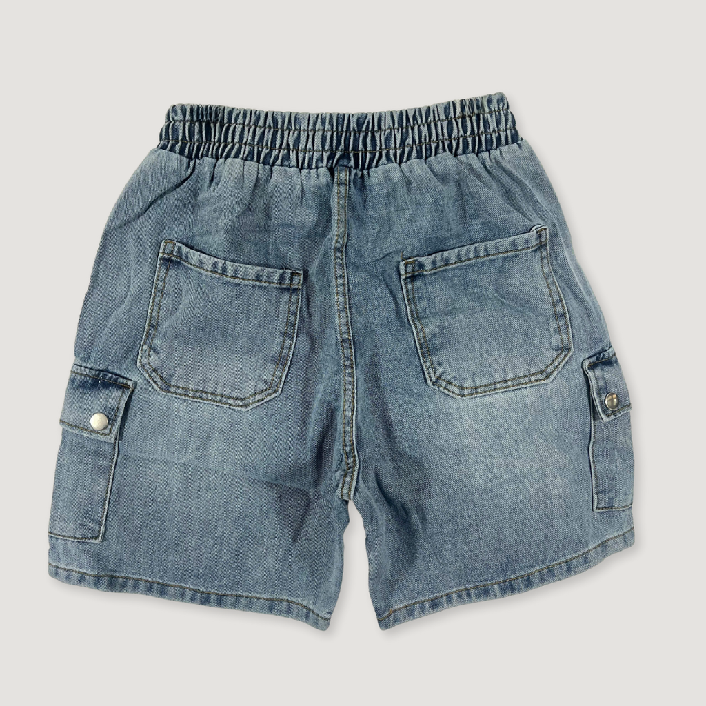 Quần Short Jean Nam Form Đứng Trẻ Trung, Cá Tính - QS501