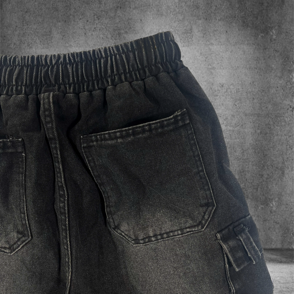 Quần Short Jean Nam Form Đứng Trẻ Trung, Cá Tính - QS615