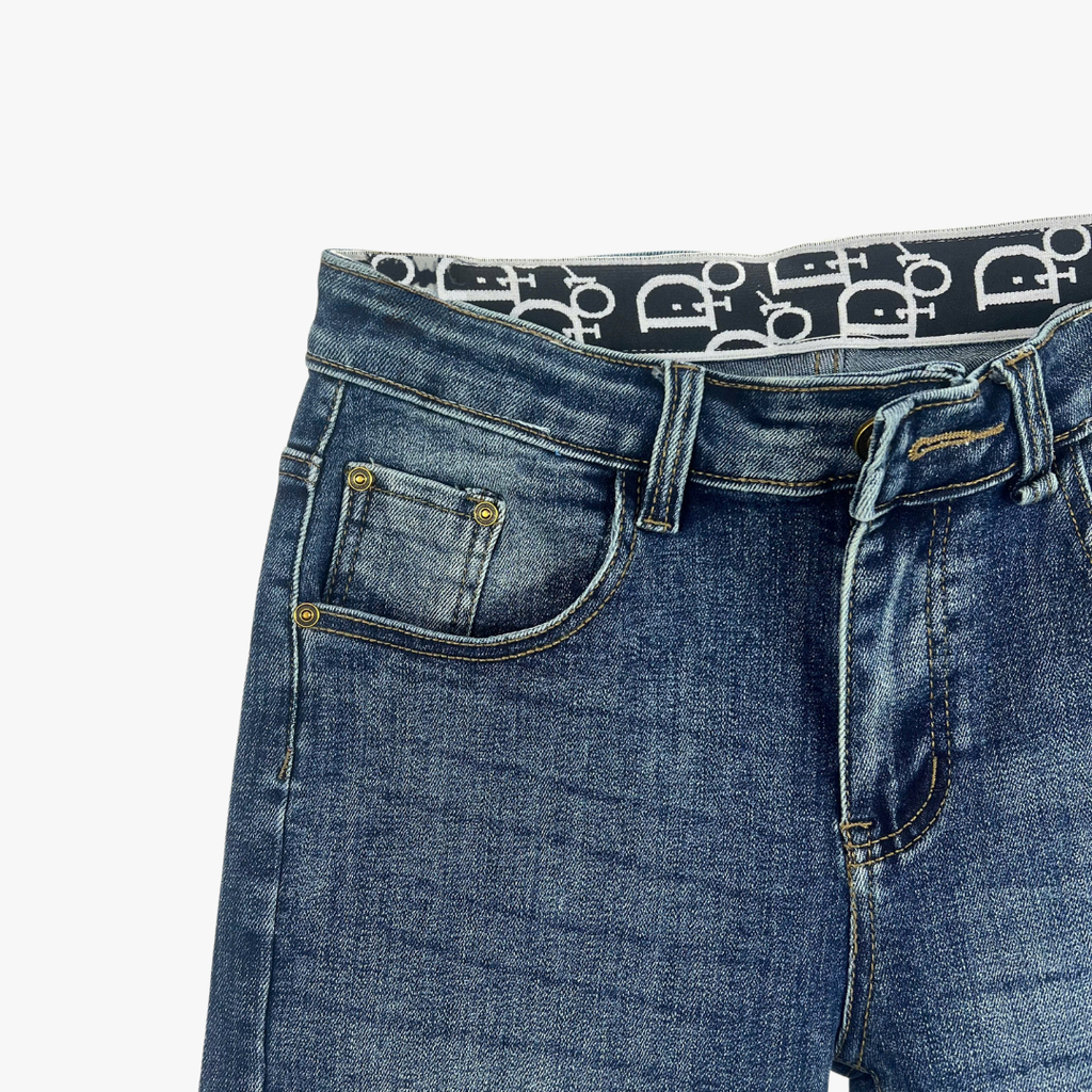 Quần Jean Nam Ống Đứng Trẻ Trung Slim Fit 2025 - 7079