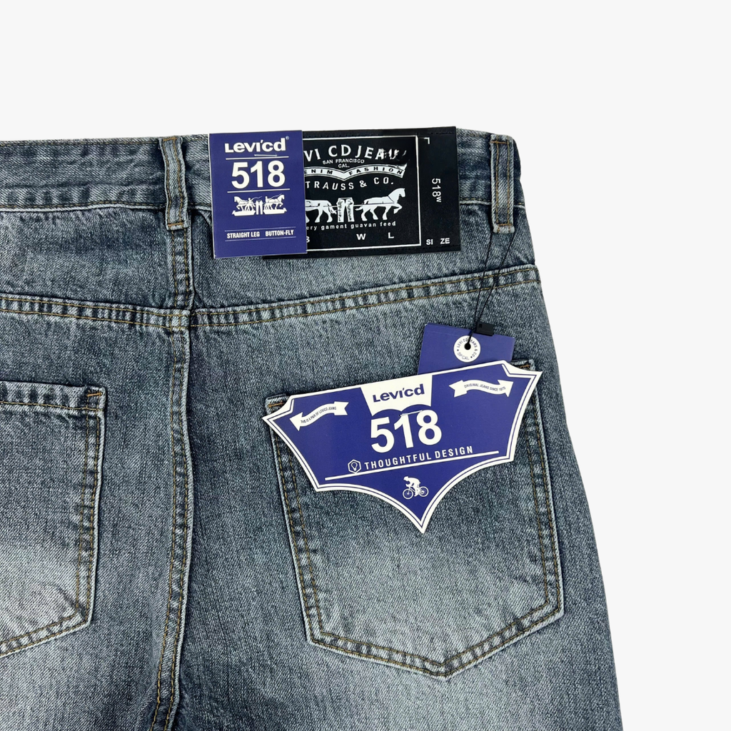 Quần Jean Nam Ống Đứng Trẻ Trung Slim Fit 2025 - 2268