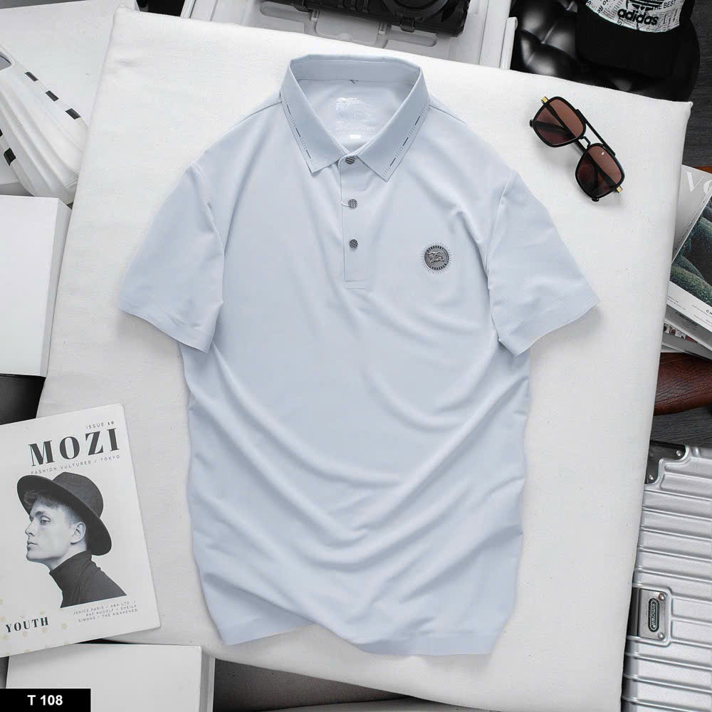 Áo Polo Nam Cao Cấp Slim Fit Cotton Co Giãn – Tối Giản, Lịch Lãm - T108