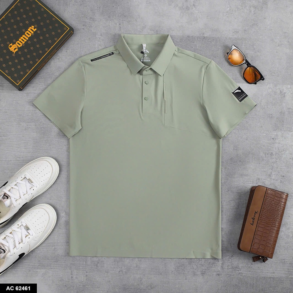Áo Polo Nam Cao Cấp Slim Fit Cotton Co Giãn – Tối Giản, Lịch Lãm - 62461