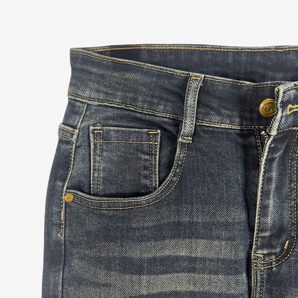 Quần Jeans Nam Slim Fit – Denim Co Giãn, Phong Cách Hiện Đại -  0357