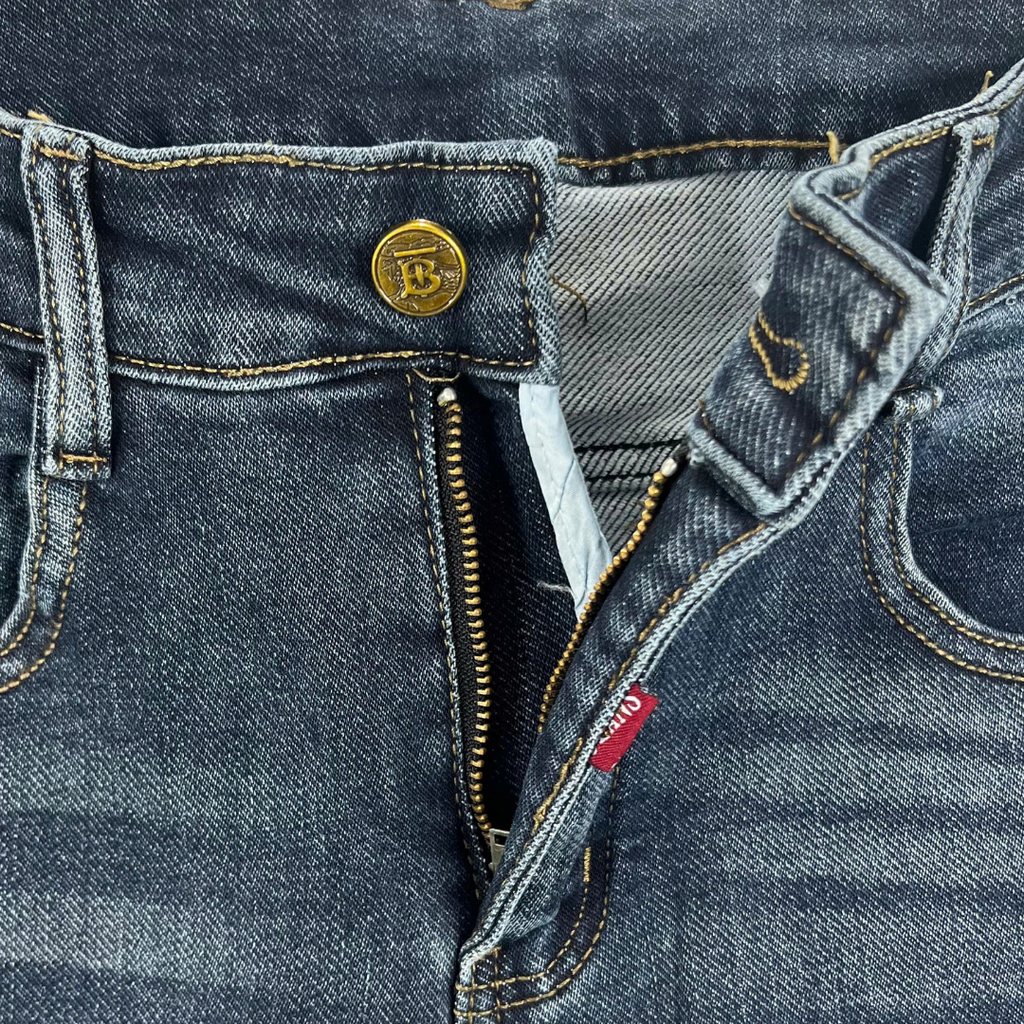 Quần Jeans Nam Slim Fit – Denim Co Giãn, Phong Cách Hiện Đại - 0377