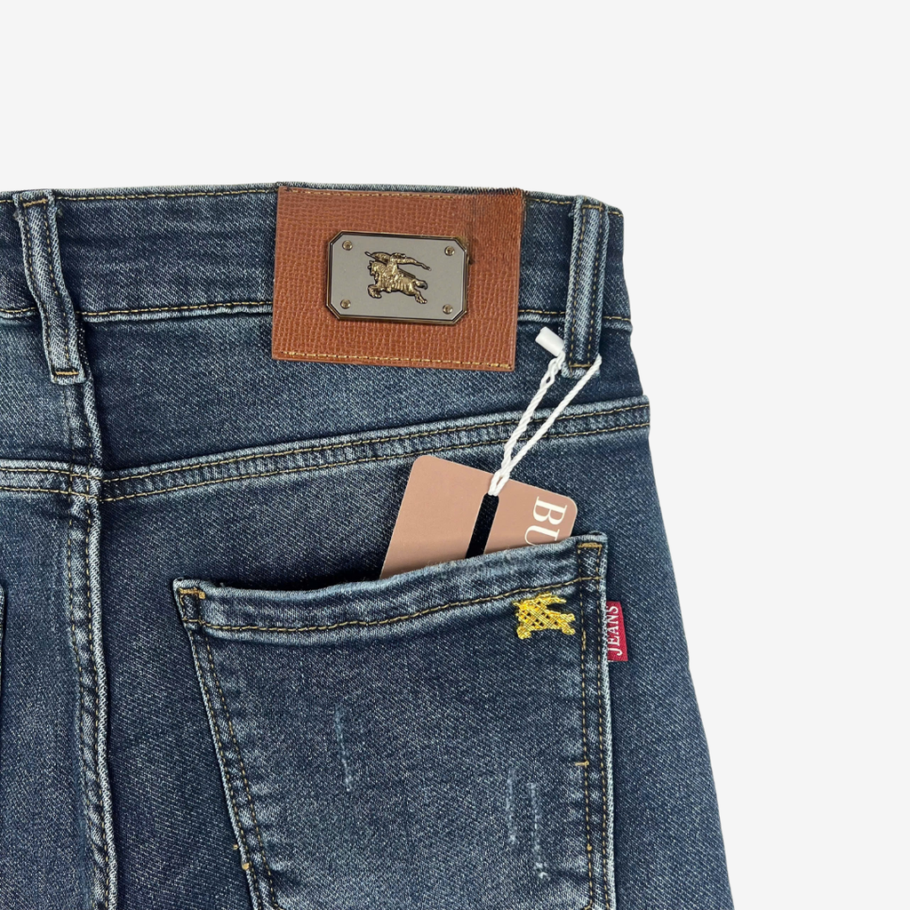 Quần Jeans Nam Slim Fit – Denim Co Giãn, Phong Cách Hiện Đại - 0377