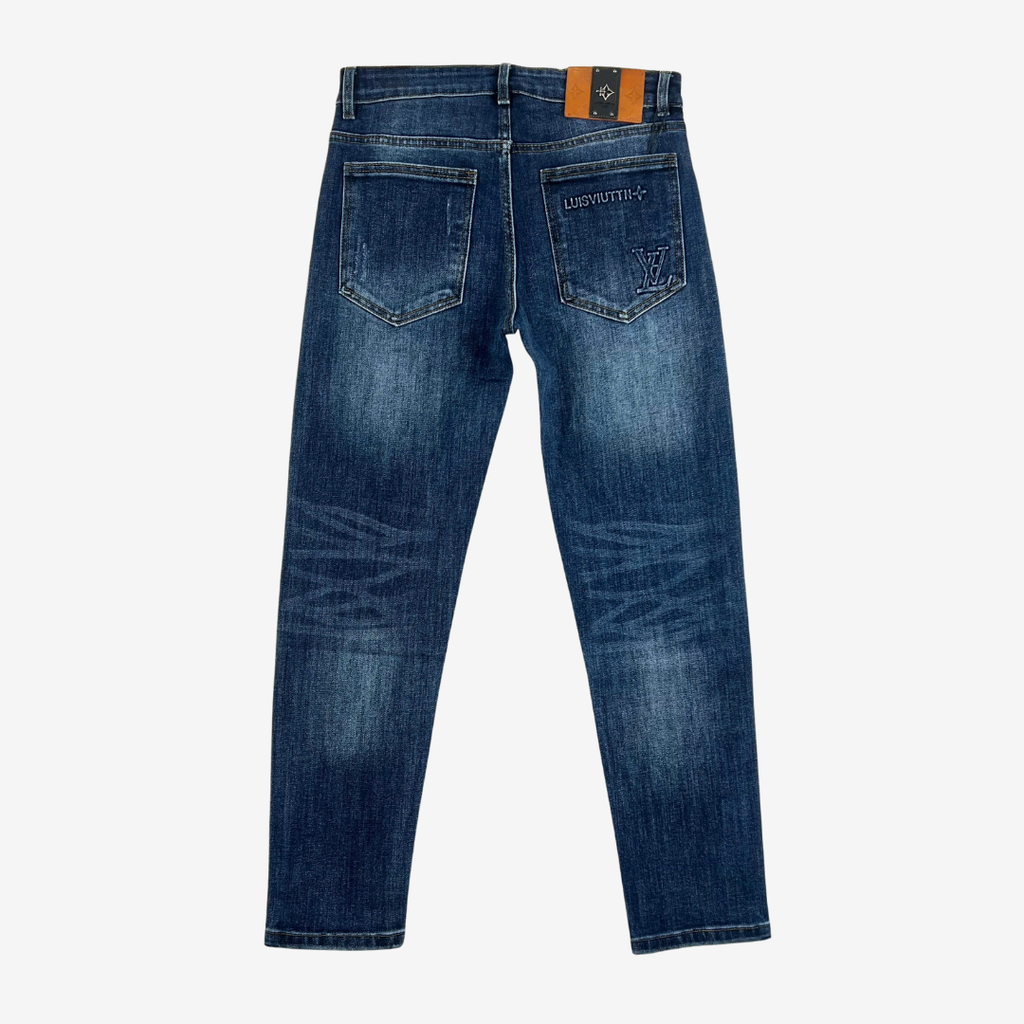 Quần Jeans Nam Slim Fit – Denim Co Giãn, Phong Cách Hiện Đại - 1261