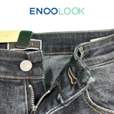 Quần Short Jeans Nam Xanh Đậm Gấu Xắn Thời Trang 