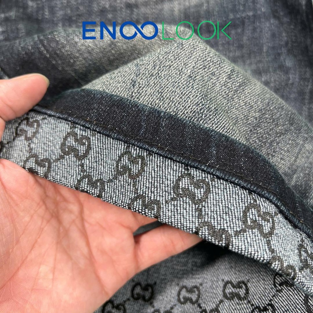 Quần Short Jeans Nam Xanh Đậm Gấu Xắn Thời Trang 