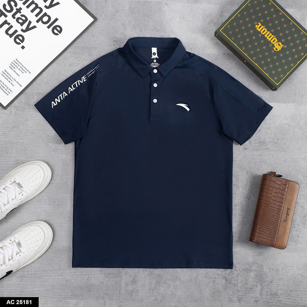 Áo Polo Nam Cao Cấp Slim Fit Cotton Co Giãn – Tối Giản, Lịch Lãm - AC25181