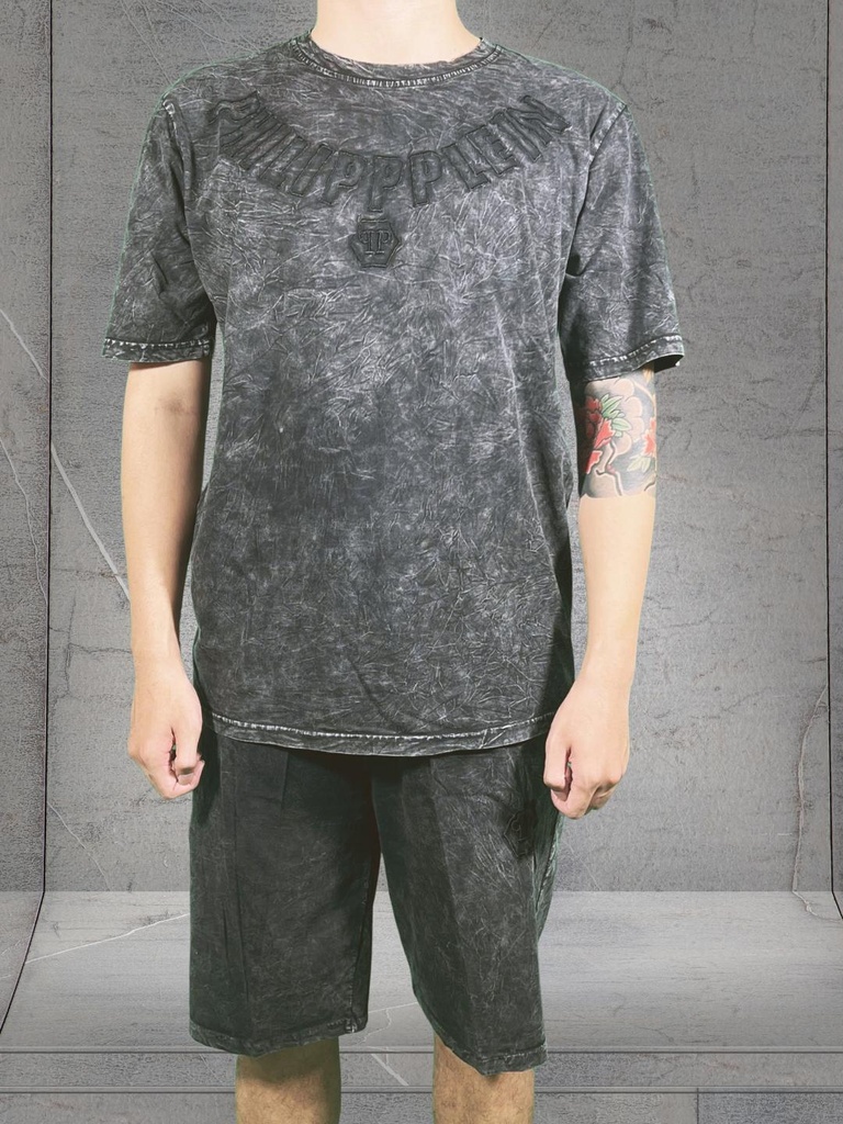 Áo Quần Nam Form Rộng Wash Xám – Cá Tính & Thoải Mái-BL001