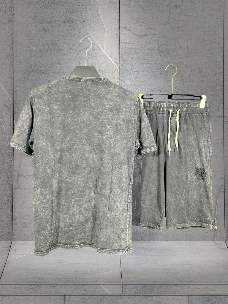 Áo Quần Nam Form Rộng Wash Xám – Cá Tính & Thoải Mái-BL001