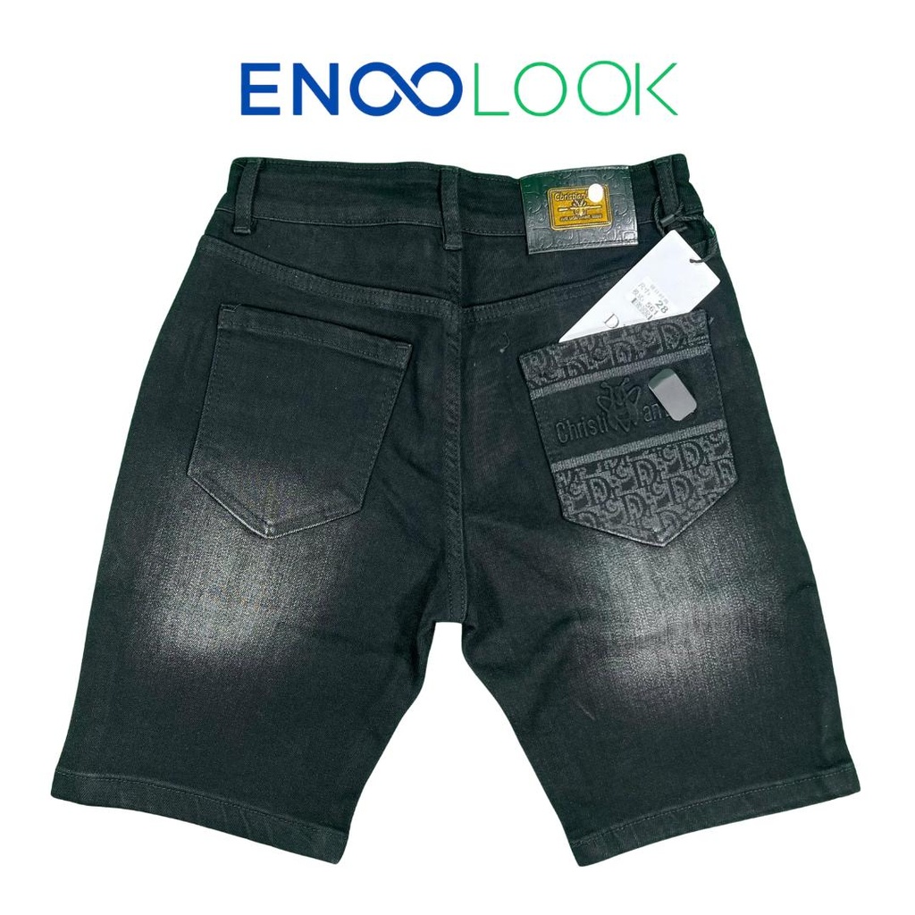 Quần jeans đen short -HA561