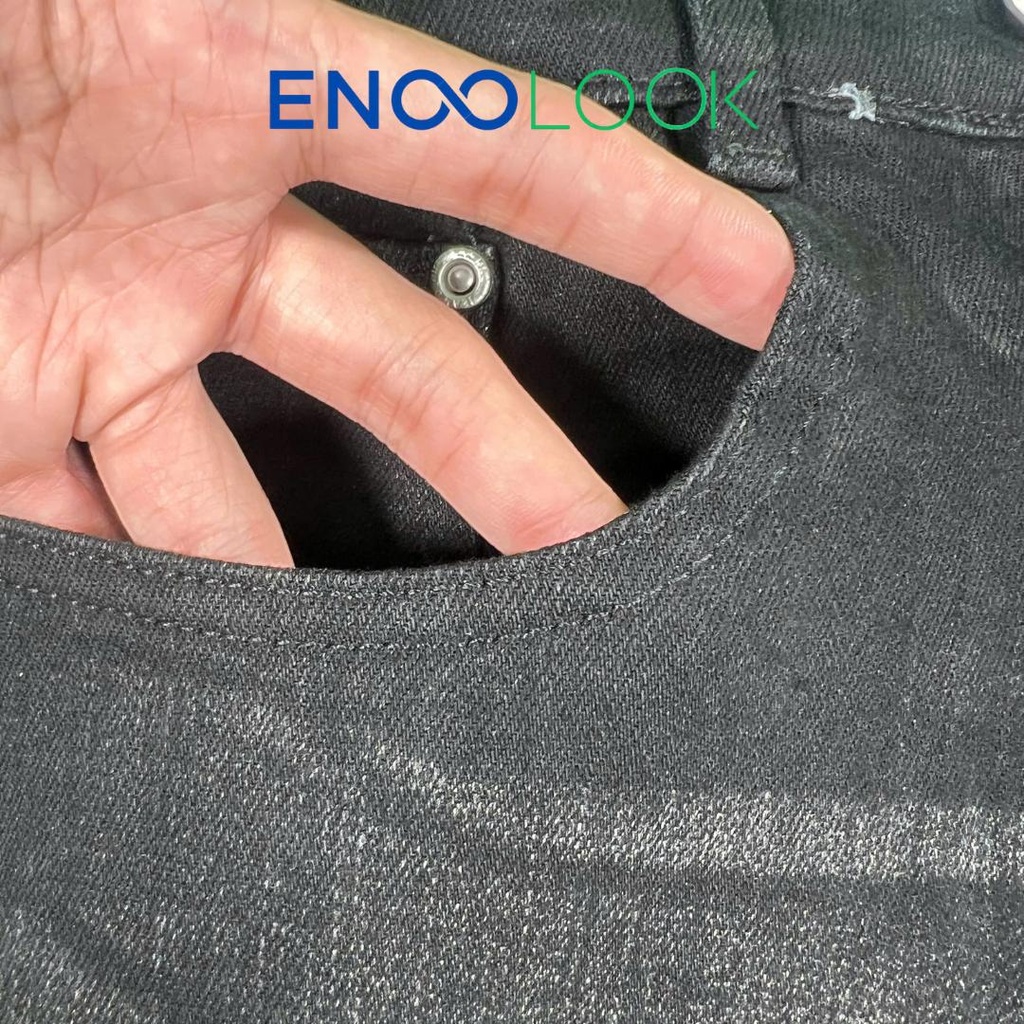 Quần jeans đen short -HA561