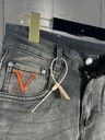 Quần Short Jean Nam lờ vê Wash Nhẹ – Form Regular Fit Cá Tính-HU2115