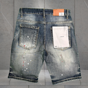 Quần Short Jean Nam Rách Bụi – Chất Streetwear Cá Tính - R220