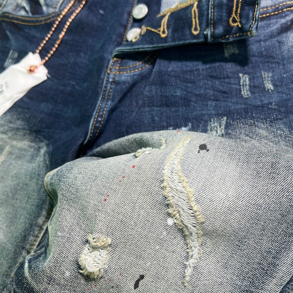 Quần Short Jean Nam Rách Bụi – Chất Streetwear Cá Tính - R220