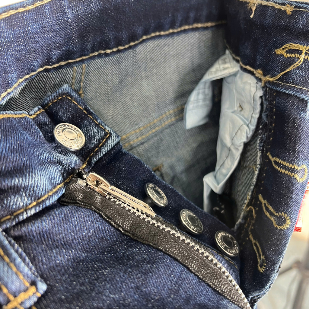Quần Jean Nam Rách Cá Tính Phối Sơn Streetwear - DQ629 