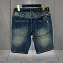 Quần Short Jean Nam Lưng Thêu Cách Điệu -TC050 | Form Chuẩn, Jean Co Giãn 