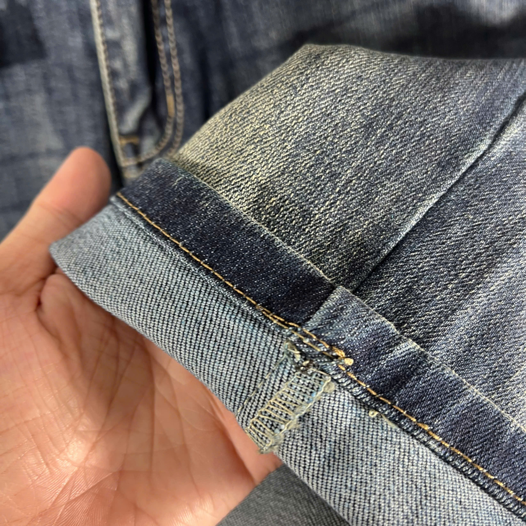 Quần Short Jean Nam Lưng Thêu Cách Điệu -TC050 | Form Chuẩn, Jean Co Giãn 