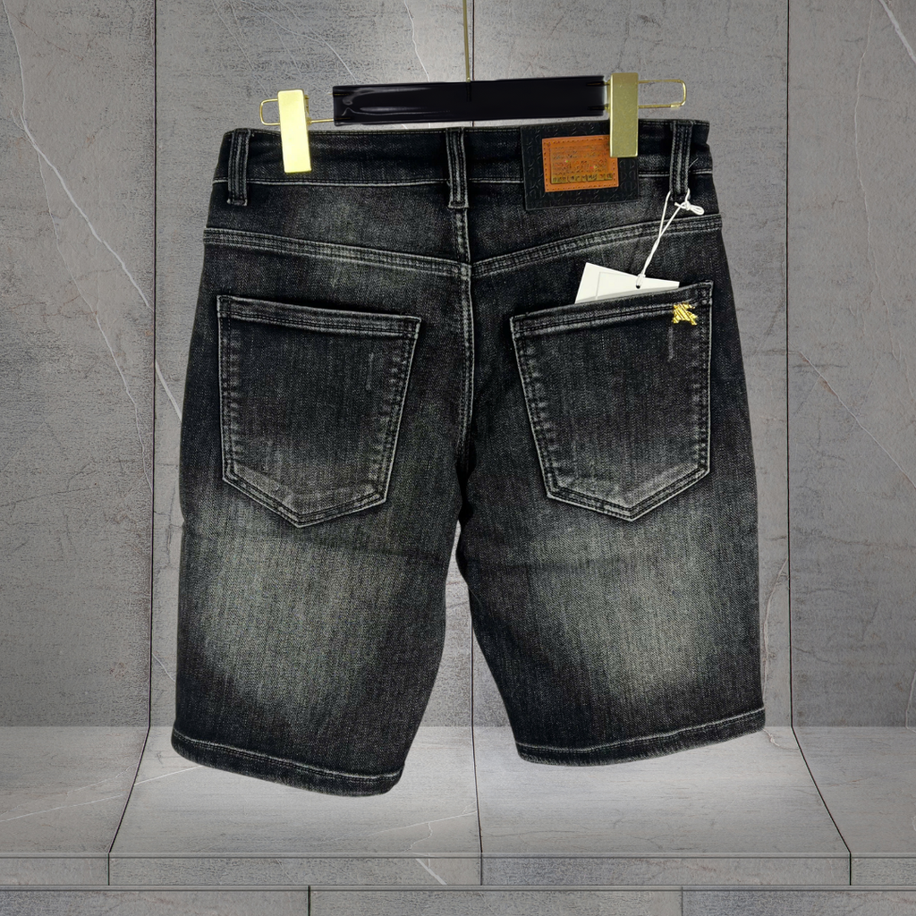 Quần Short Jean Nam Thêu Cá Tính - XF358 