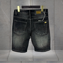 Quần Short Jean Nam XF357 - Rách Nhẹ, Wash Xám Cá Tính 