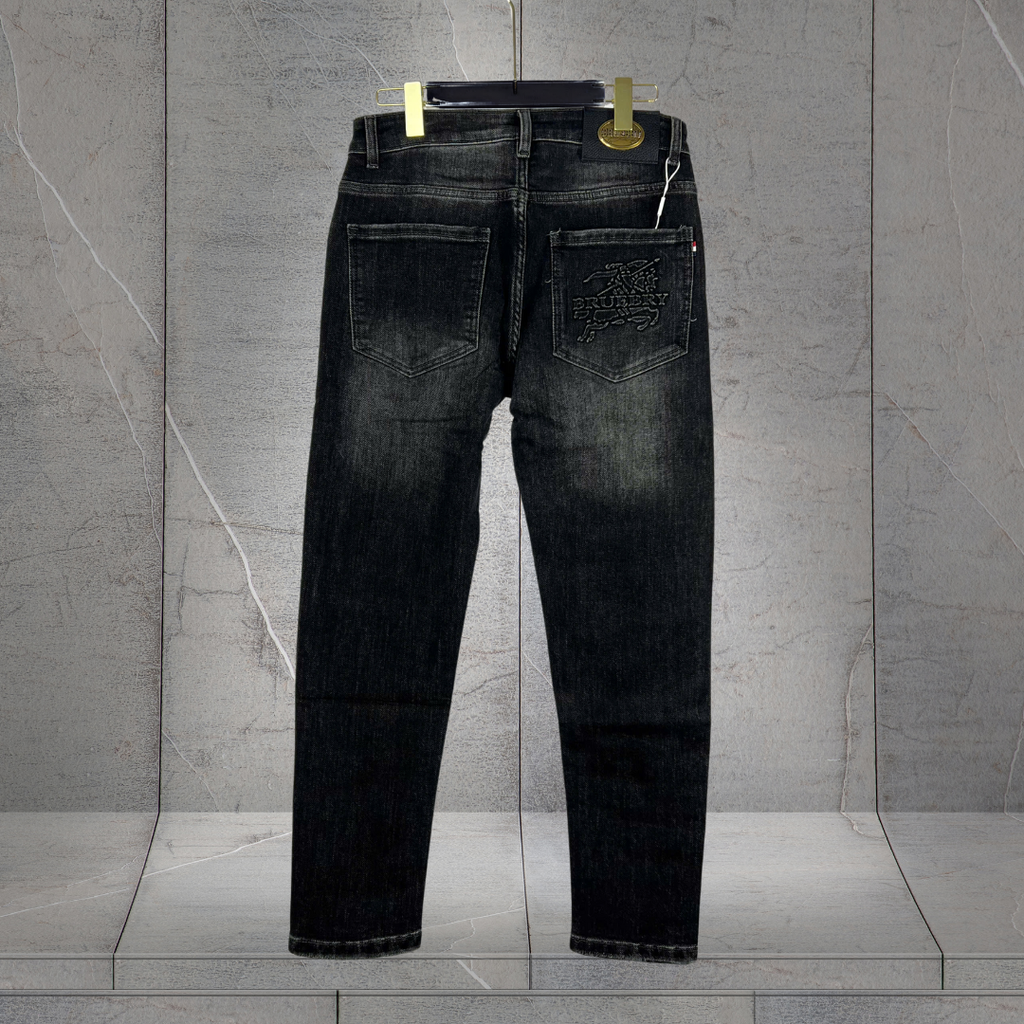 Quần Jeans Nam Skinny Co Giãn Wash Đen - 2228 