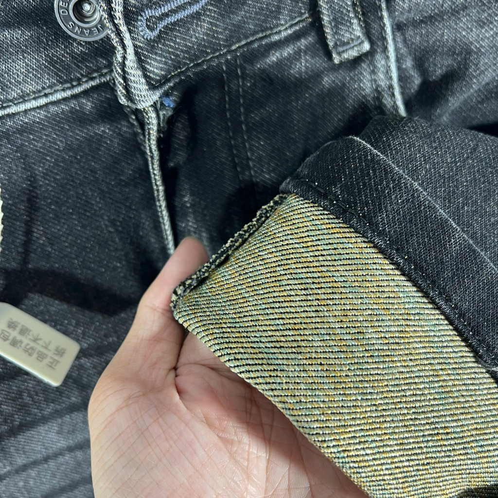 Quần Jeans Nam Skinny Co Giãn Wash Đen - 2228 