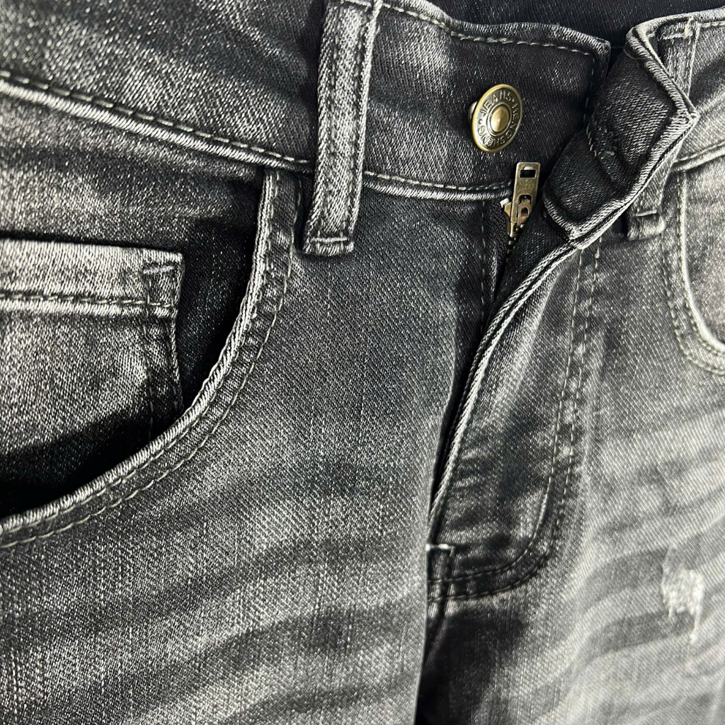 Quần Jean Nam Form Slim Mài Nhẹ – Mã 1248