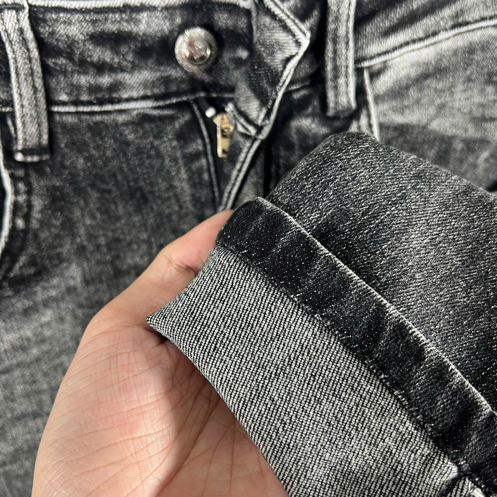 Quần Jean Nam Wash Bạc Cá tính Cao Cấp - 0268 