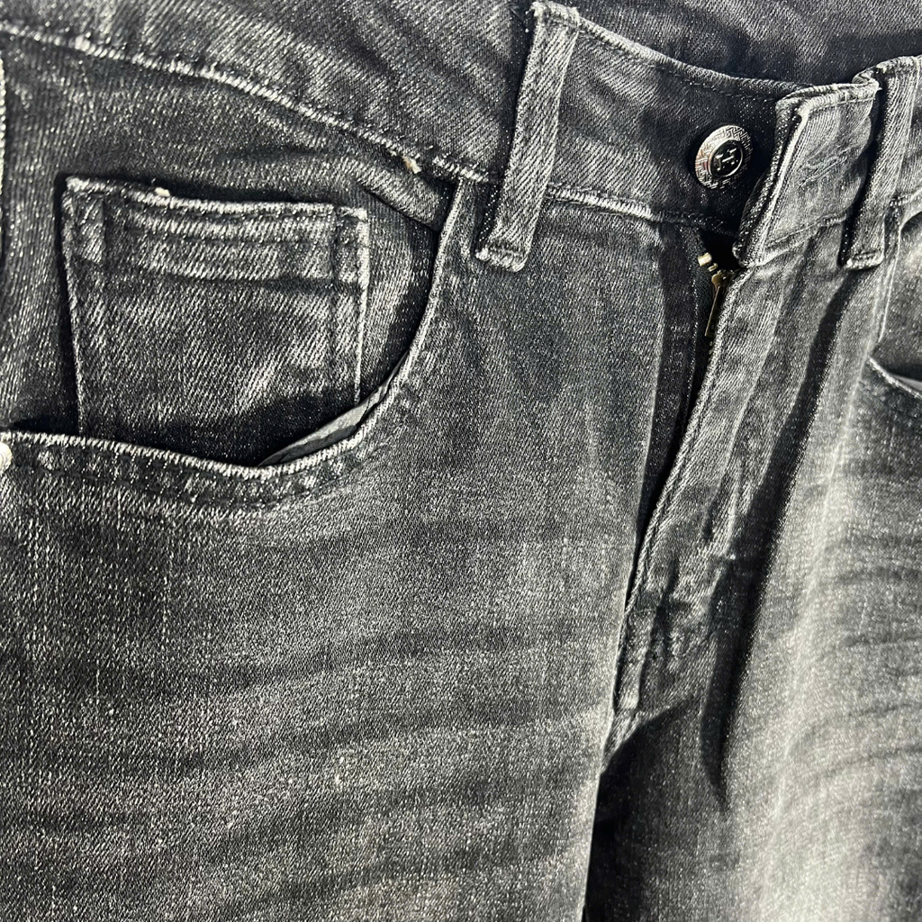 Quần Jeans Nam Đen Ôm Dáng Thời Trang – 0267 