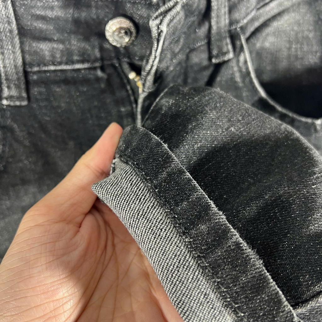 Quần Jeans Nam Đen Ôm Dáng Thời Trang – 0267 