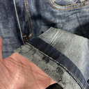 Quần short jean nam đen rách phong cách - hu2206