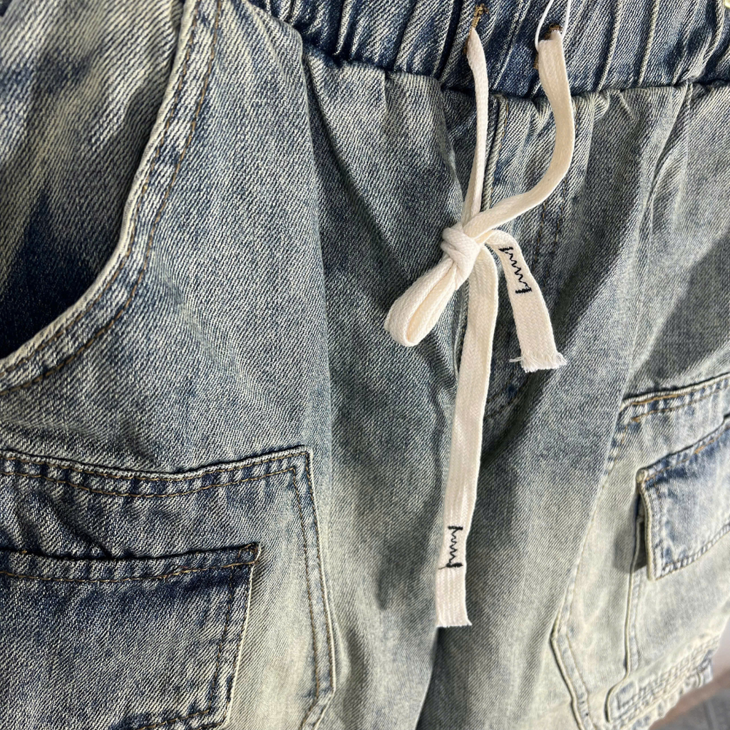 quần short jean phong cách đường phố-2518 