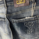 Quần Jean Short Nam Wash Bụi Dáng Slim - D345 