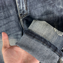 Quần Jean Short Nam Wash Bạc Form Regular - 6936 