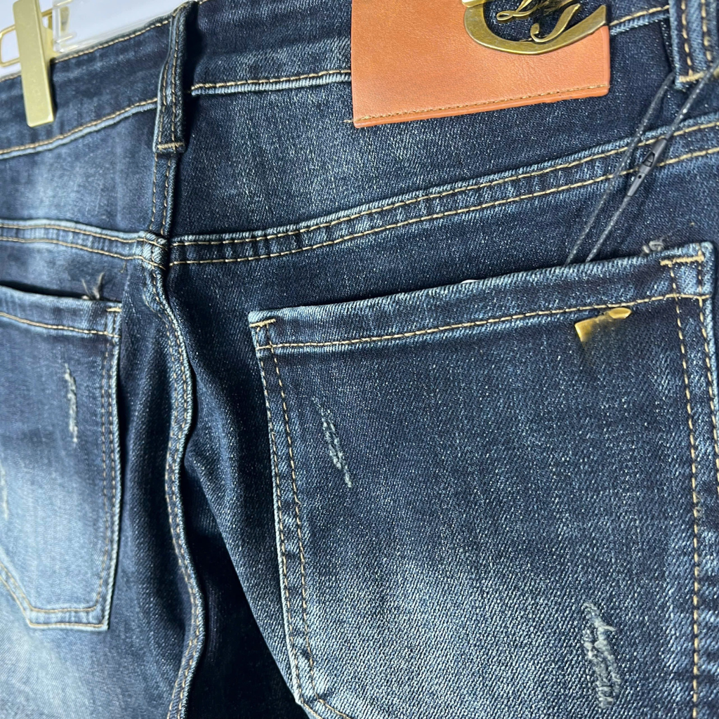 Quần Short Jean Nam Dáng Trẻ Trung Lịch Lãm - D515