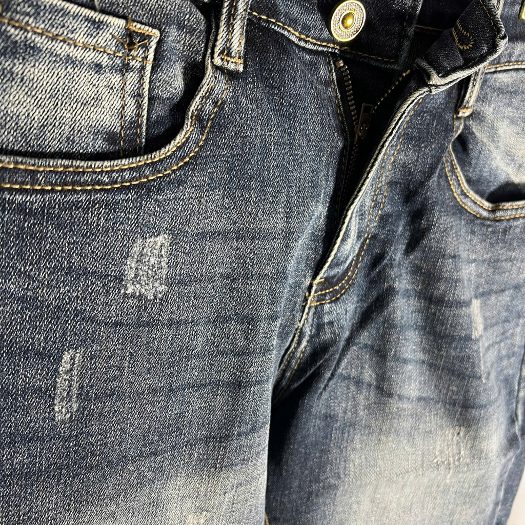 Quần Short Jean Nam Wash Xanh Nhạt Trẻ Trung - D408