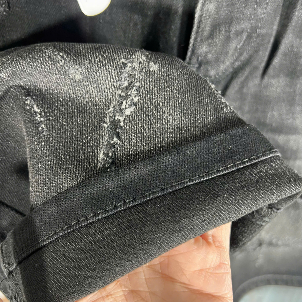 Quần Short Jean Nam Phối Charm Cá Tính - HU2144
