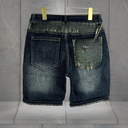 Quần Short Jean Nam Phong Cách Streetwear Cá Tính - HU2087 