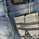 Quần Short Jean Nam Form Đứng Trẻ Trung Cá Tính - D254