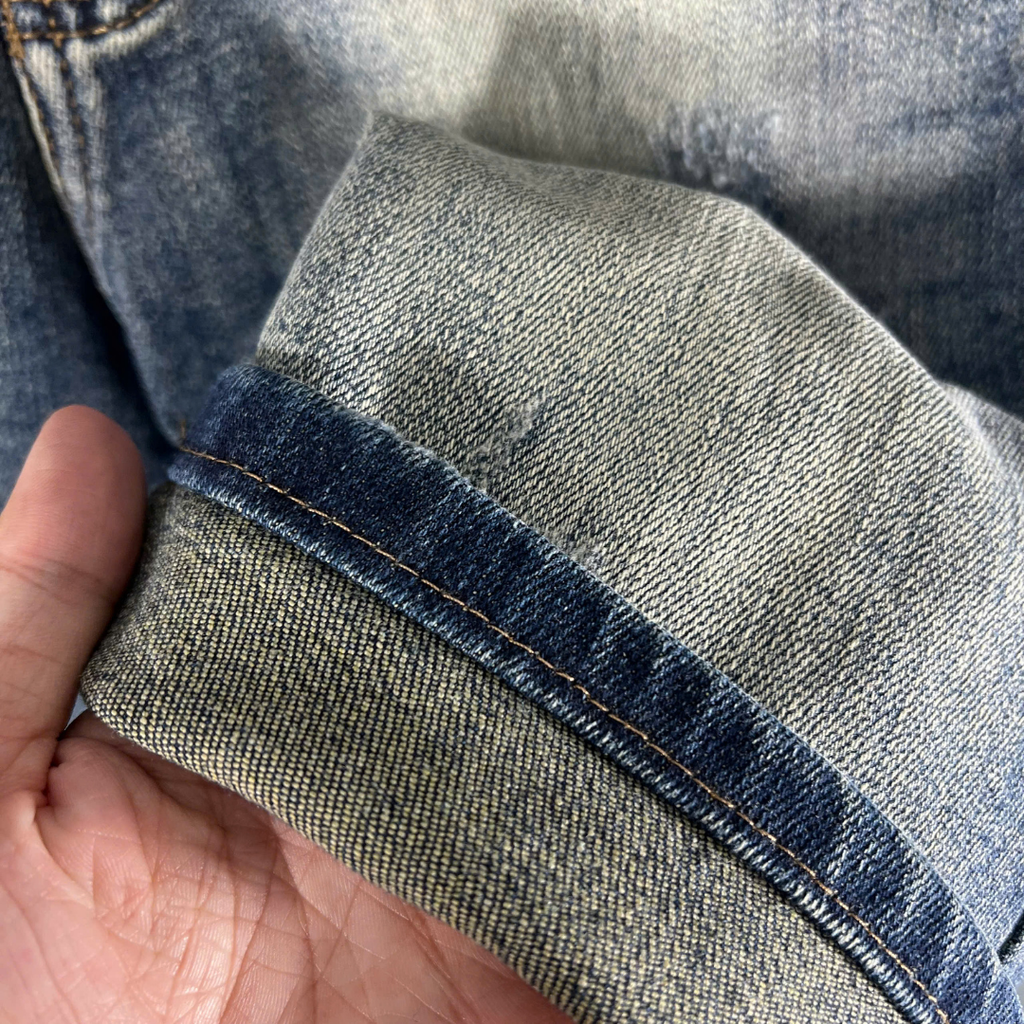 Quần Short Jean Nam Form Đứng Trẻ Trung Cá Tính - D254