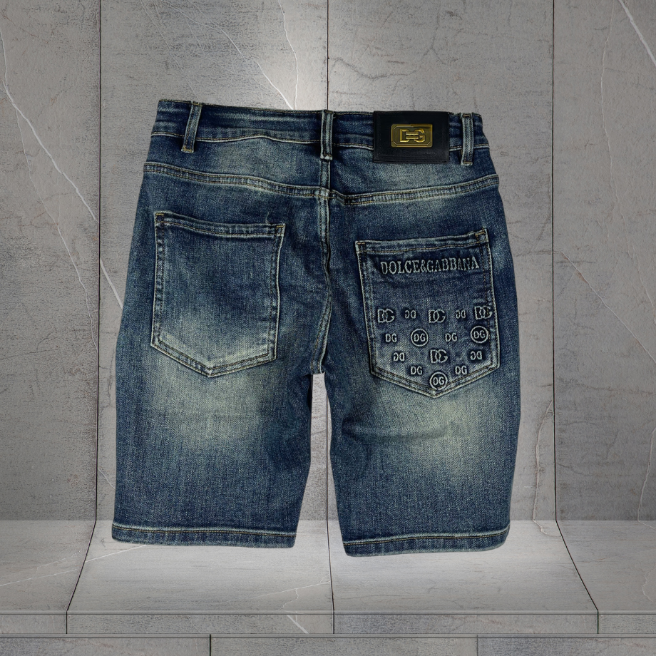Quần Short Jean Nam Form Đứng Trẻ Trung, Cá Tính - D180