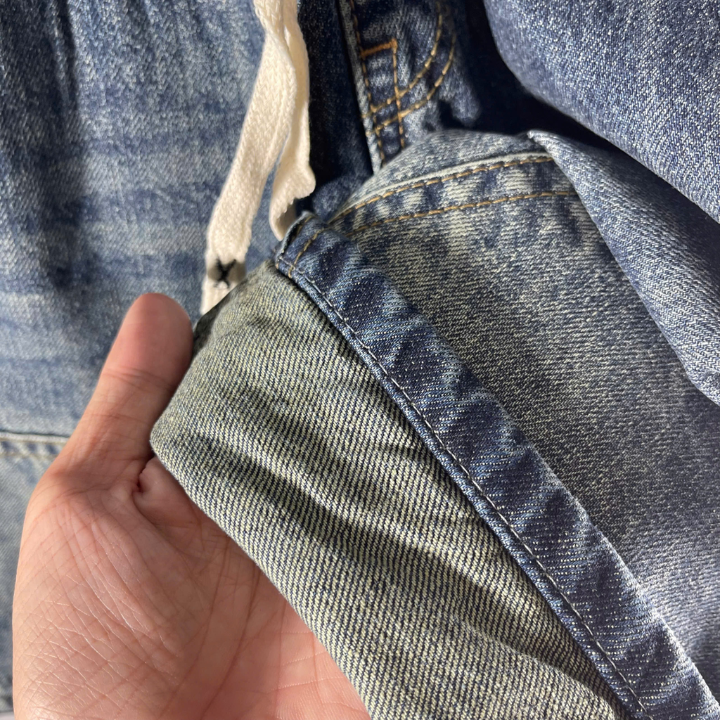 Quần Short Jean Nam Form Đứng Trẻ Trung, Cá Tính -512