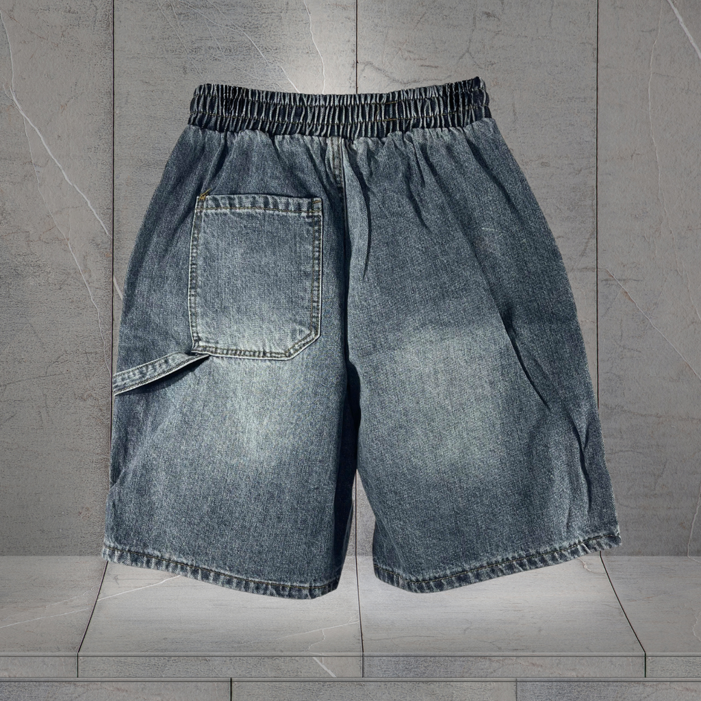 Quần Short Jean Nam Form Đứng Trẻ Trung, Cá Tính -514